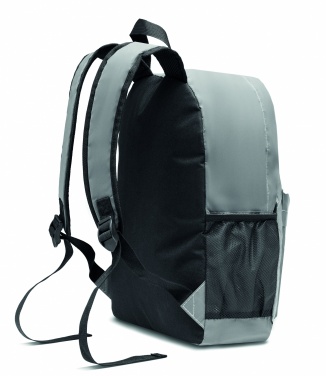 Logo trade promotional gifts image of: High reflective backpack 190T