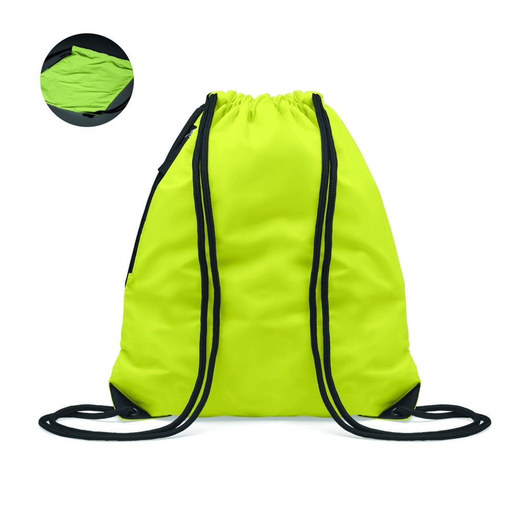 Logo trade promotional merchandise image of: Brightning drawstring bag