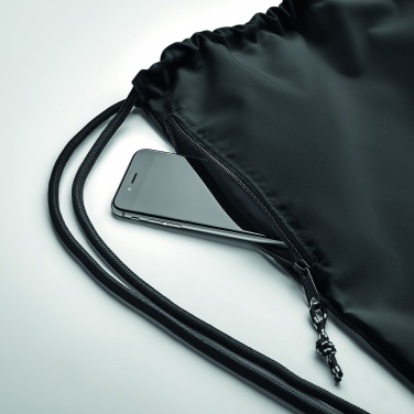 Logotrade promotional gifts photo of: Large drawstring bag 300D RPET