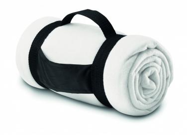 Logo trade corporate gifts image of: Fleece blanket