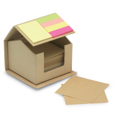 Logotrade promotional product image of: Memo/sticky notes pad recycled