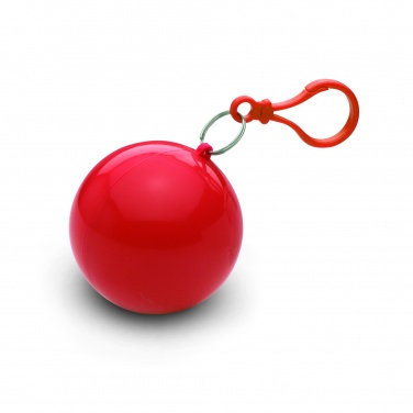 Logo trade promotional merchandise photo of: Poncho in round container