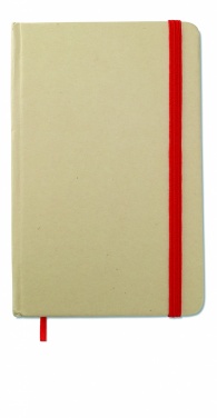 Logo trade promotional gifts picture of: A6 recycled notebook 96 plain