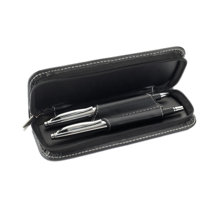 Logo trade advertising product photo of: Ball pen and roller set