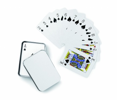 Logotrade promotional giveaways photo of: Playing cards in tin box