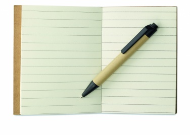 Logo trade promotional item photo of: Recycled notebook with pen