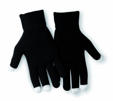 Logo trade promotional merchandise photo of: Tactile gloves for smartphones