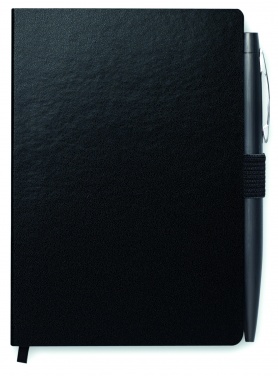 Logotrade corporate gift picture of: A6 notebook with pen 72 lined