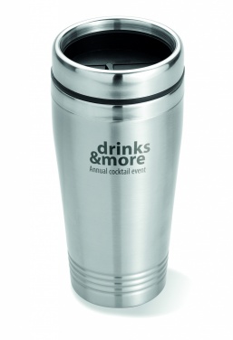 Logotrade promotional product picture of: Double wall travel cup 400ml
