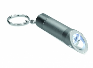 Logo trade business gifts image of: Metal torch key ring Ylivieska