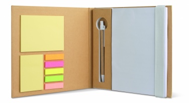 Logo trade promotional merchandise picture of: Notebook with memo set and pen