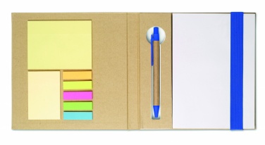Logotrade advertising product picture of: Notebook with memo set and pen