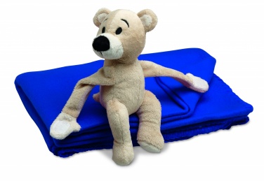 Logotrade promotional item picture of: Fleece blanket with bear
