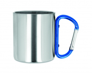 Logo trade advertising product photo of: Metal mug & carabiner handle