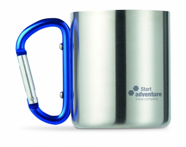 Logotrade promotional product image of: Metal mug & carabiner handle