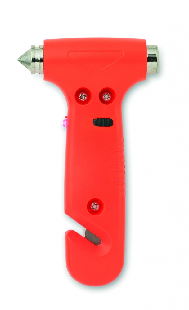 Logo trade promotional merchandise image of: 3 in 1 Emergency hammer