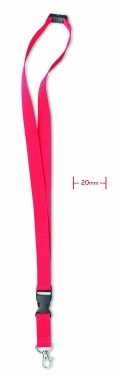 Logo trade promotional products picture of: Lanyard hook and buckle 20 mm