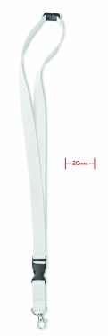 Logo trade promotional items picture of: Lanyard hook and buckle 20 mm