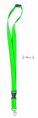 Logo trade promotional items picture of: Lanyard hook and buckle 20 mm
