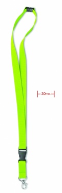 Logo trade promotional product photo of: Lanyard hook and buckle 20 mm
