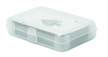 Logo trade business gifts image of: Playing cards in pp case