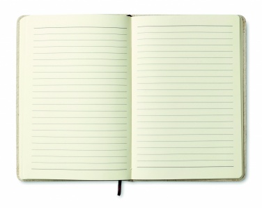 Logo trade advertising product photo of: A5 canvas notebook