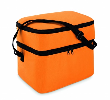 Logo trade promotional items image of: Cooler bag with 2 compartments