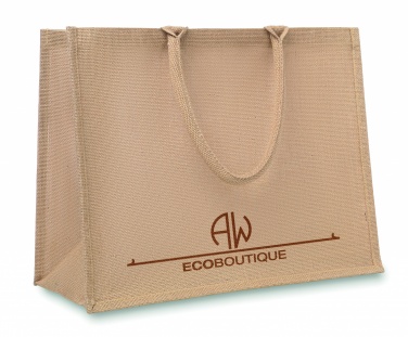 Logotrade promotional product picture of: Jute shopping bag
