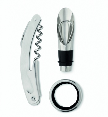 Logo trade promotional gifts picture of: Bottle shape wine set