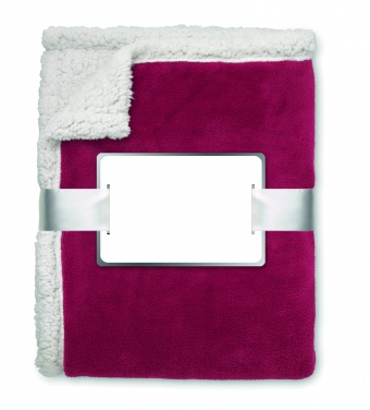 Logotrade promotional item image of: Blanket coral fleece/ sherpa