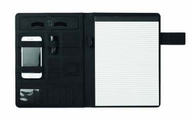 Logo trade promotional products picture of: A4 folder with power bank