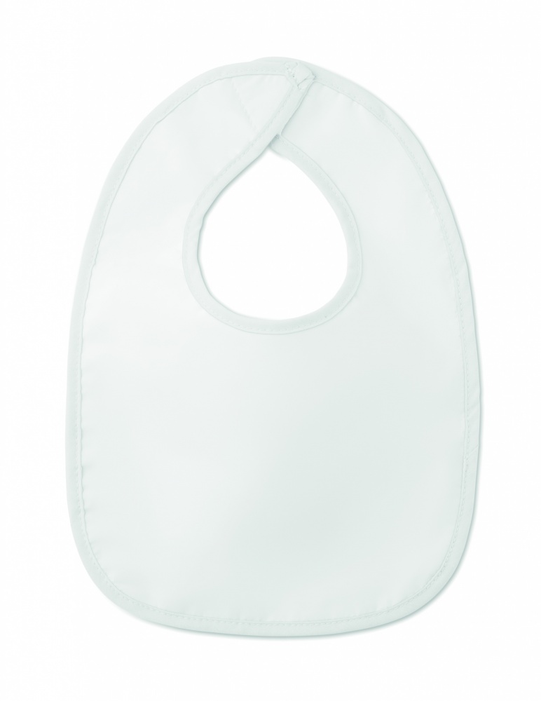 Logo trade corporate gifts image of: Baby bib in cotton