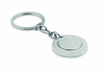 Logotrade promotional item image of: Key ring with token Cēsis
