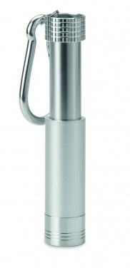 Logo trade promotional gifts image of: Aluminium/ABS LED key ring Aizkraukle