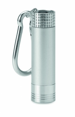 Logotrade promotional item picture of: Aluminium/ABS LED key ring Aizkraukle