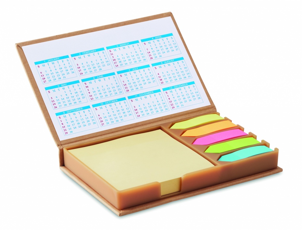 Logotrade promotional giveaway picture of: Desk memo set with calendar