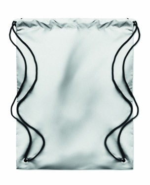 Logo trade promotional giveaways image of: High reflective drawstring bag
