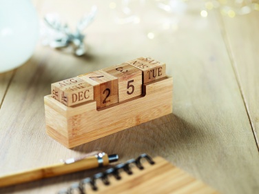 Logotrade corporate gift image of: Bamboo calendar