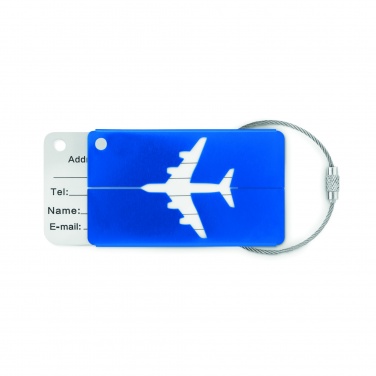 Logotrade promotional merchandise photo of: Aluminium luggage tag