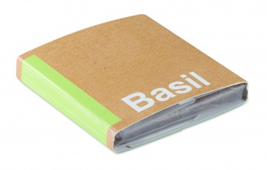 Logo trade promotional products picture of: Compost with seeds "BASIL"
