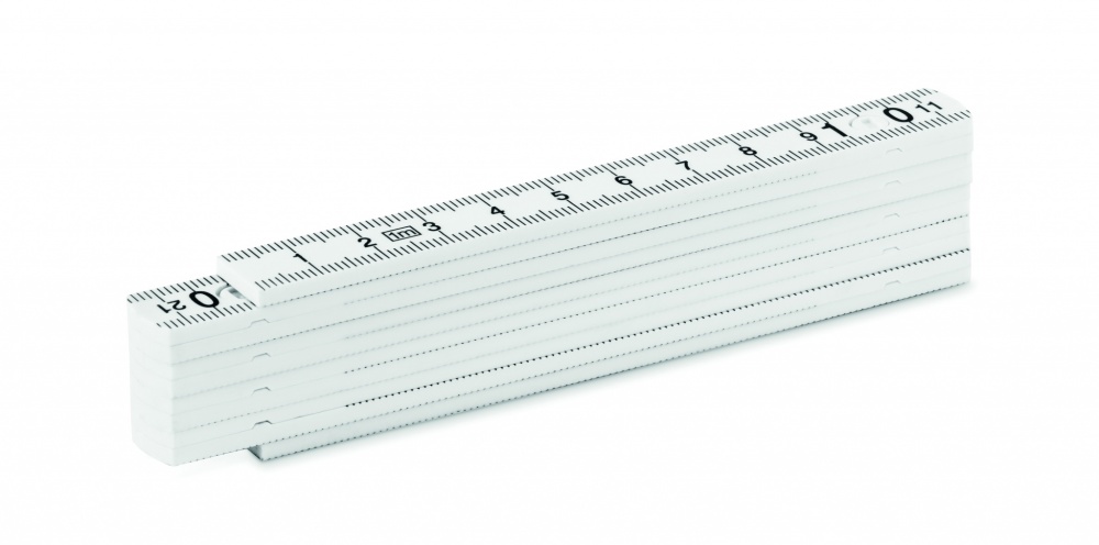 Logo trade promotional giveaways picture of: Folding ruler 1m
