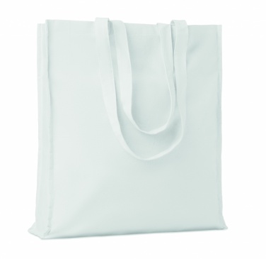 Logo trade promotional giveaways picture of: 140gr/m² cotton shopping bag