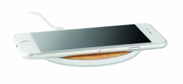 Logotrade promotional item picture of: Wireless charger round 5W TISPAD
