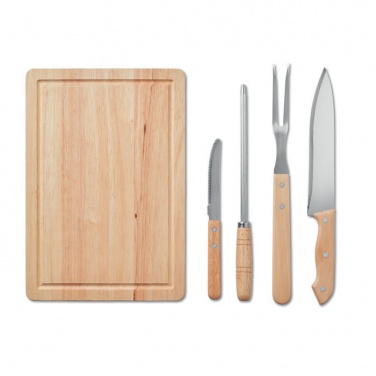 Logo trade advertising products picture of: Set of 4 BBQ Grilling accessori