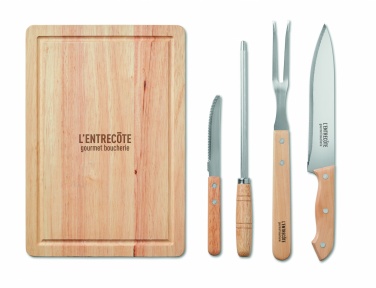 Logotrade promotional gift picture of: Set of 4 BBQ Grilling accessori