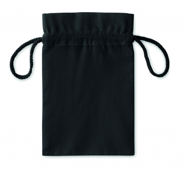 Logo trade promotional product photo of: Small Cotton draw cord bag