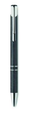 Logo trade promotional gifts picture of: Wheat Straw/ABS push type pen