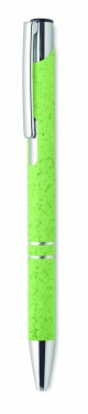Logo trade corporate gifts image of: Wheat Straw/ABS push type pen
