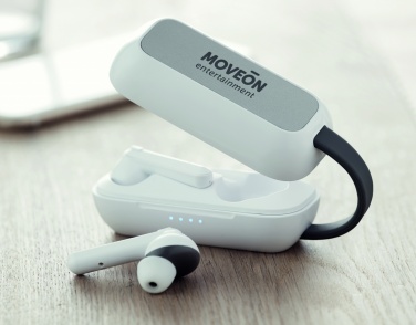 Logotrade promotional products photo of: TWS wireless charging earbuds