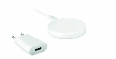 Logotrade promotional item image of: Wireless charger travel set